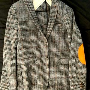 Men’s Wool Patterned Blazer 42R